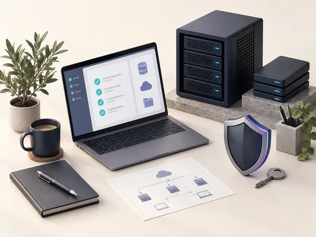 Illustration: infrastructure security, access and backups